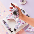 Load image into Gallery viewer, Chic Cocopup poop bag holder with pastel flowers design
