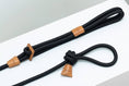 Load image into Gallery viewer, Luxury dog harness by Boo-oh with synthetic silk fiber and Buttero leather accents

