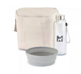 Load image into Gallery viewer, Dog walking bag set with water bottle and bowl
