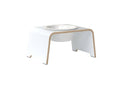 Load image into Gallery viewer, dogBar® Single M - White - With porcelain bowl
