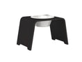 Load image into Gallery viewer, dogBar® Single M-large - dark oak - With stainless steel bowl 
