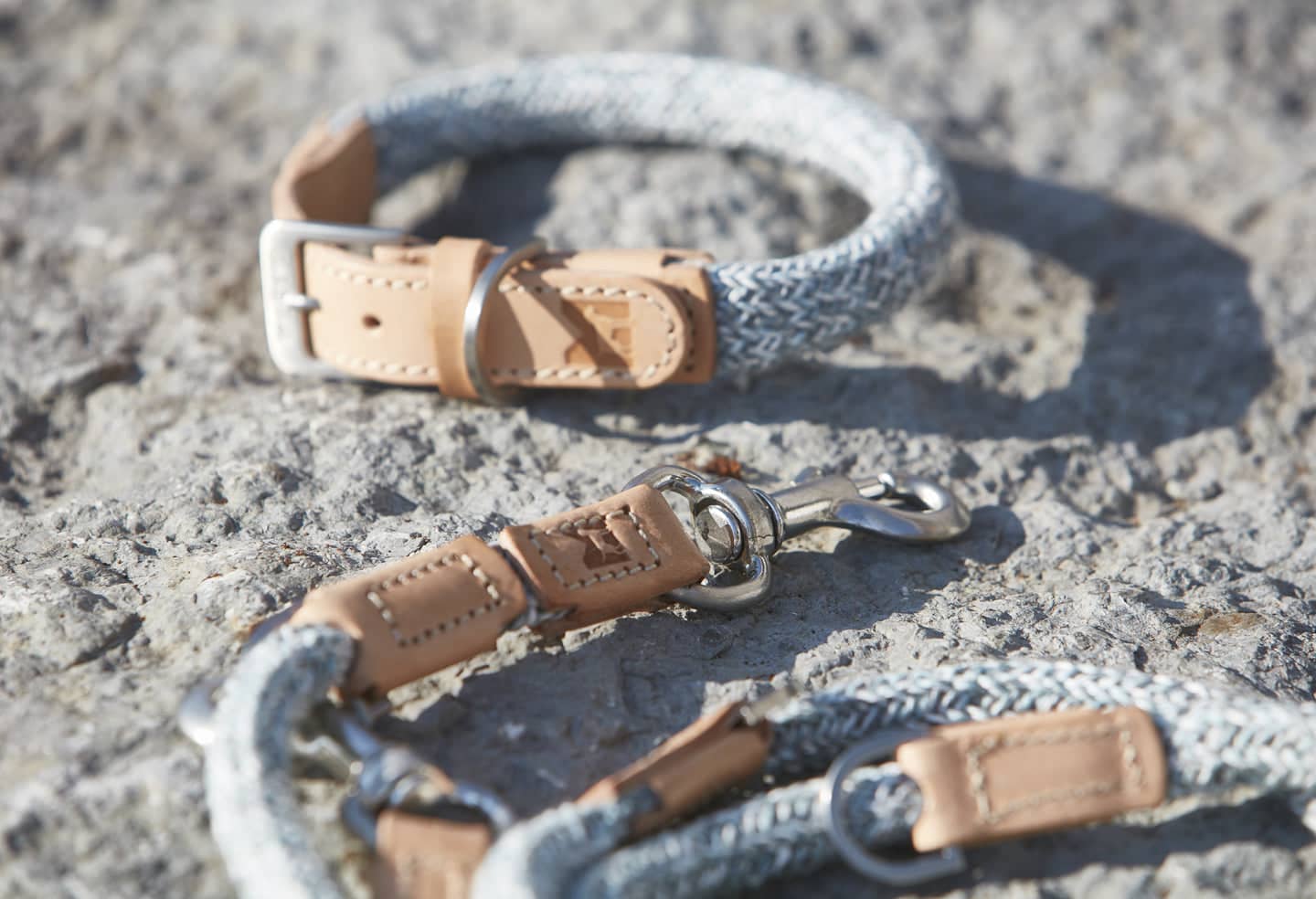 MiaCara Lucca collection dog collar in premium cowhide leather