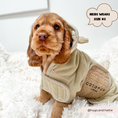 Load image into Gallery viewer, Adorable dog in cozy bath robe post-bath
