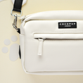 Load image into Gallery viewer, White dog walking bag
