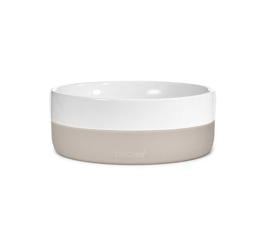 The pet bowl - porcelain dog bowl with non-slip base