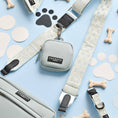 Load image into Gallery viewer, Elegant ice blue treat pouch for dog walks
