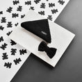 Load image into Gallery viewer, Perfect size Black Dog Bow Tie for all breeds
