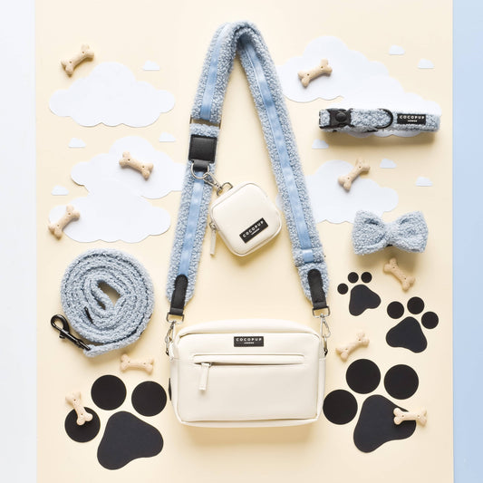 Dog Walking Bag - Oyster White