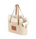 Load image into Gallery viewer, Comfortable and chic beige dog carrier by LIIVA

