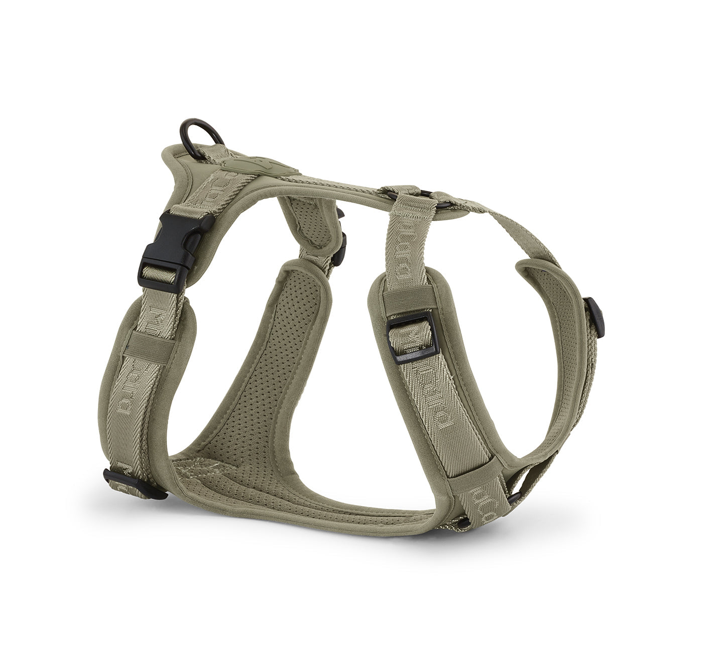 SKU:: C04-009-03-S || Breathable mesh padding of MiaCara Dog Harness for cooling comfort