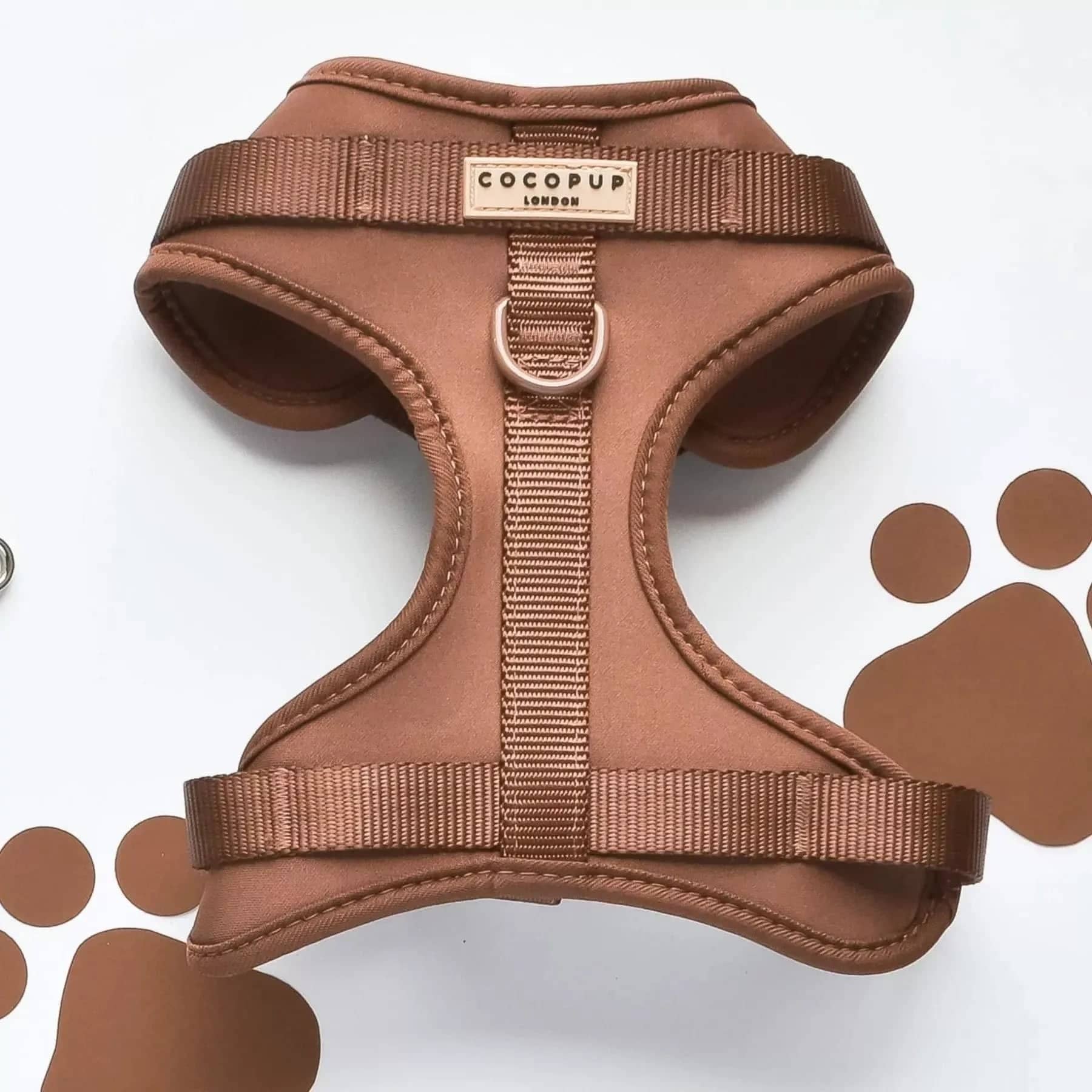 Versatile front D ring on CocoPup London's Canine Harness