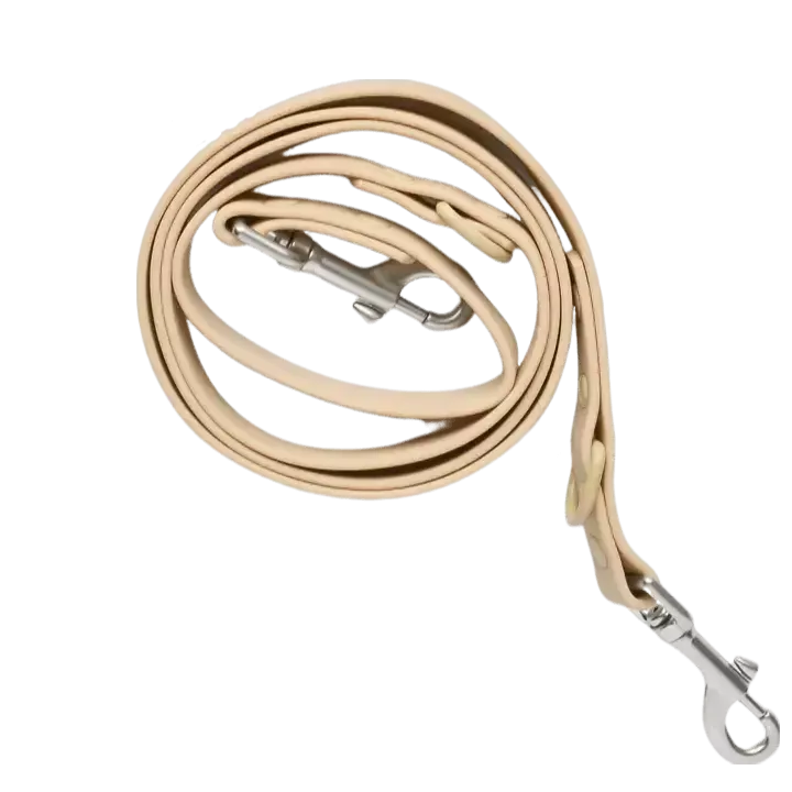 Puppy leash in biscuit color for playful pups - NAKD Lead