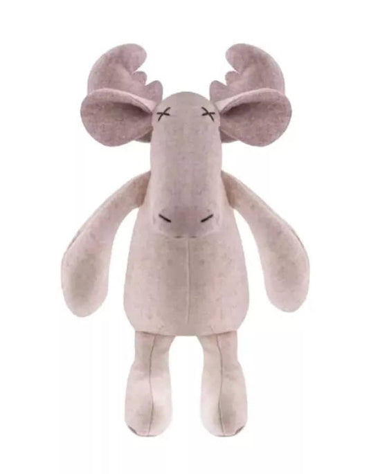 Marley the Moose plush toy for dogs in playful stance
