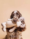Load image into Gallery viewer, Soft and durable moose dog toy with swishing ears
