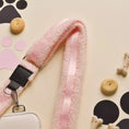 Load image into Gallery viewer, Cozy polyester dog bag strap in pink
