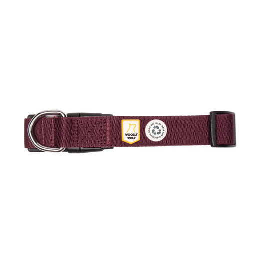 Adjustable and comfortable dog collar in Juicy Plum