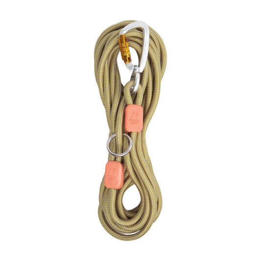 Eco-friendly Long Dog Leash Rope Pistachio for Outdoor Adventures