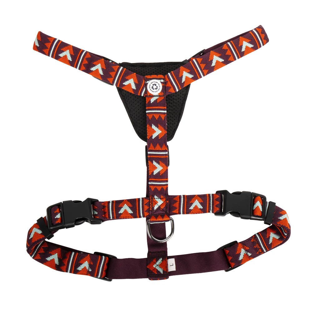 Reflective dog harness for enhanced nighttime visibility