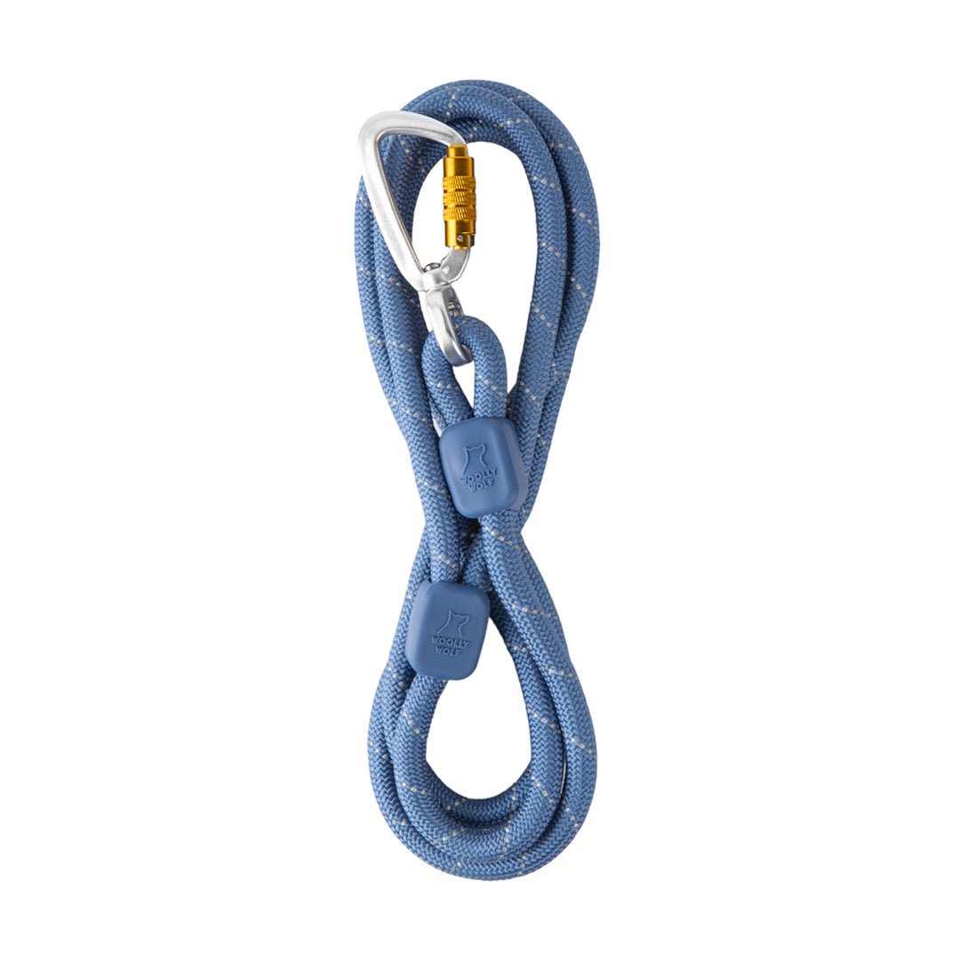 Best dog leads in pigeon blue by Woolly Wolf