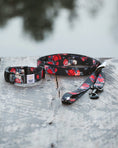 Load image into Gallery viewer, Stylish Wild Rose Collar design detail for medium-sized dogs

