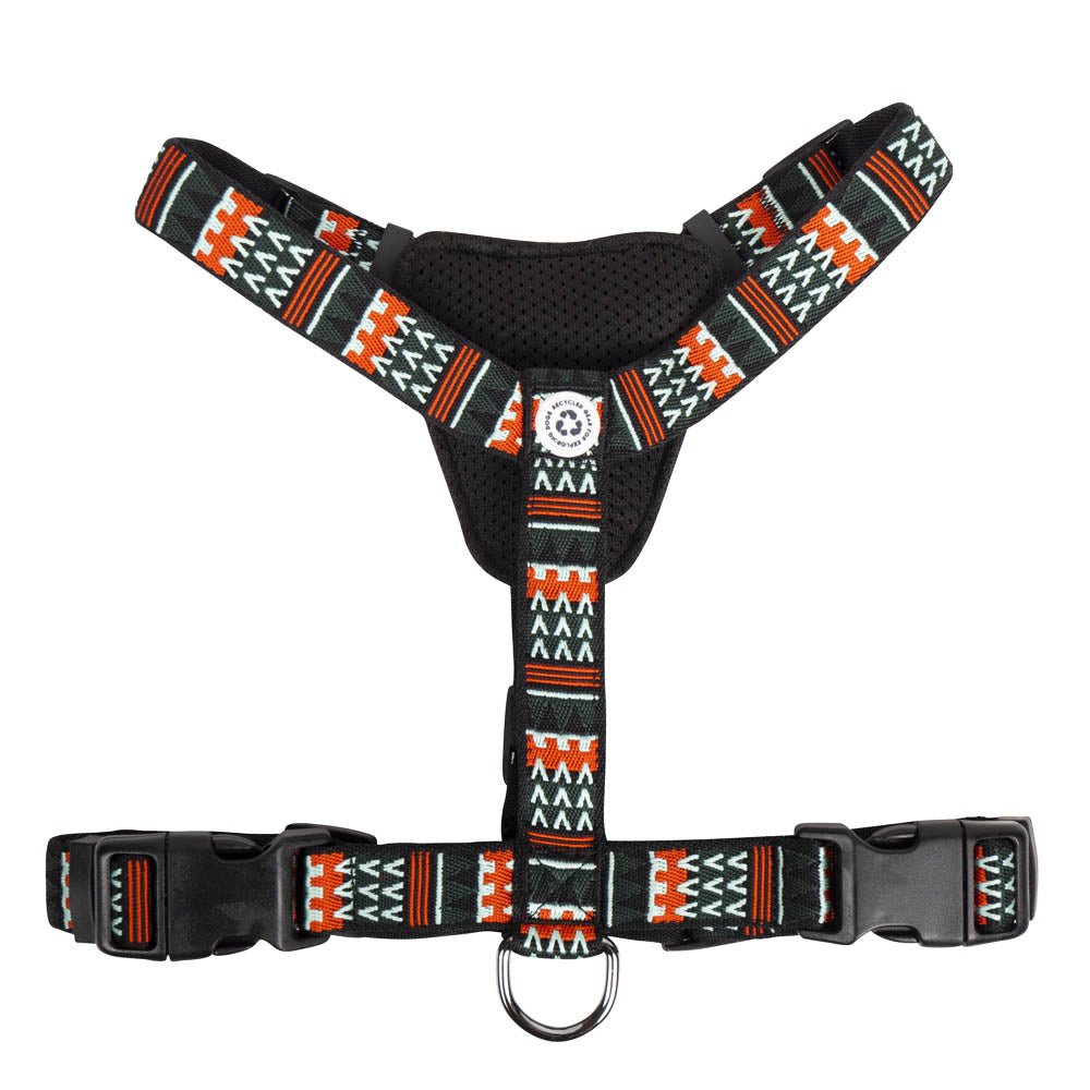Durable and soft woodland adventure dog harness