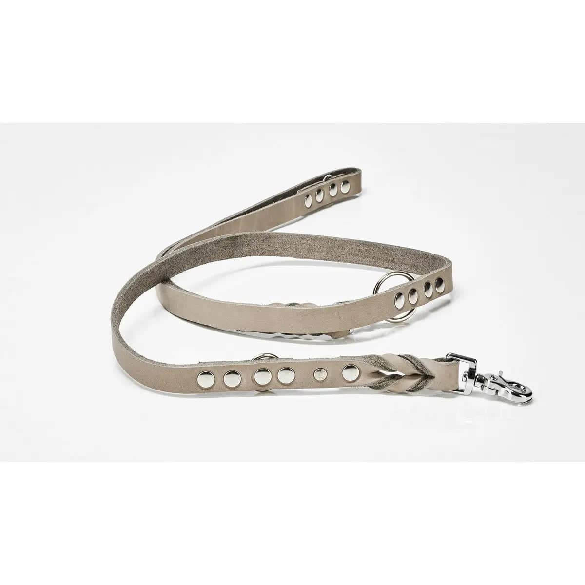 Elegant braided dog collar and leash - GIRO quality design