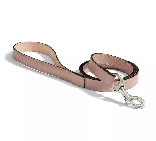 Elegant Torino Luxury Dog Lead in Chic Saffiano Leather