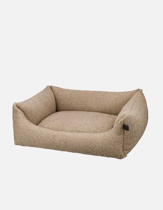 Eco-friendly Teddy Dog Bed in cozy setting