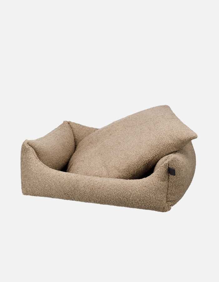 Sustainable Teddy Dog Bed made from recycled materials