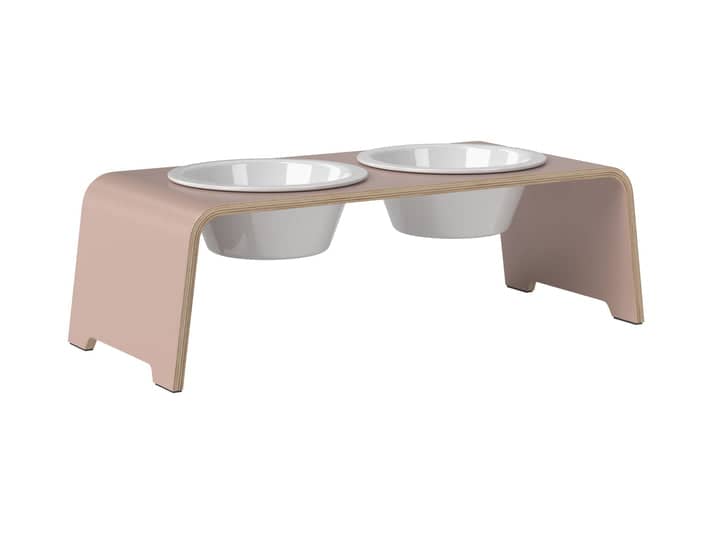 dogBar® M - Antique Pink LIMITED - With porcelain bowls