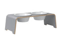 Load image into Gallery viewer, dogBar® M - Grey - With porcelain bowls
