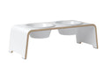 Load image into Gallery viewer, dogBar® M - White - With porcelain bowls
