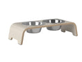 Load image into Gallery viewer, dogBar® S-large - Cashmere grey - With stainless steel bowls
