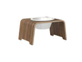 Load image into Gallery viewer, dogBar® Single M - walnut - With porcelain bowl
