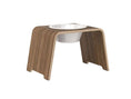 Load image into Gallery viewer, dogBar® Single M-large - walnut - With porcelain bowl
