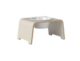Load image into Gallery viewer, dogBar® Single M - Cashmere grey - With porcelain bowl
