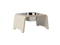 Φόρτωση εικόνας στο πρόγραμμα προβολής Gallery, dogBar® Single M - Cashmere grey - With stainless steel bowl
