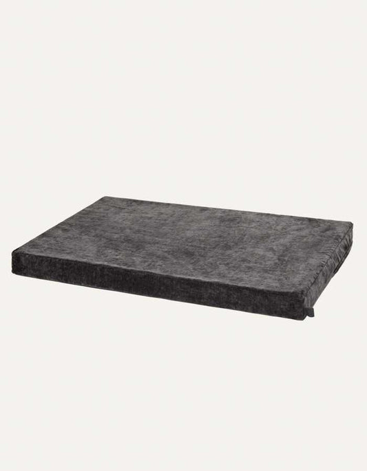 Orthopedic memory foam dog bed in charcoal