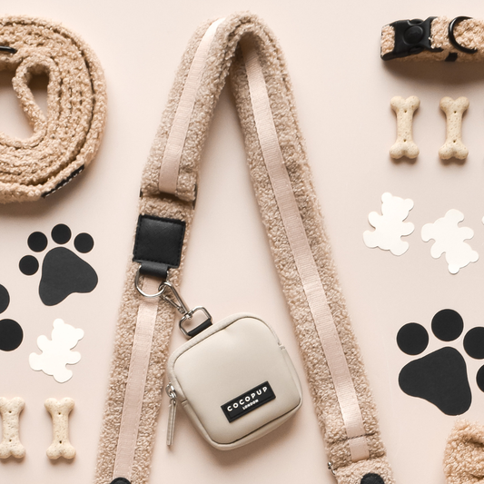 Dog Walking bag Caramel Latte