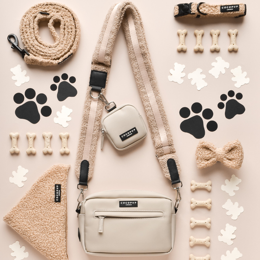 Dog Walking Caramel Latte Bag Bundle - Teddy Rupert