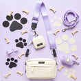 Load image into Gallery viewer, Cocopup Bag White with Violets Strap
