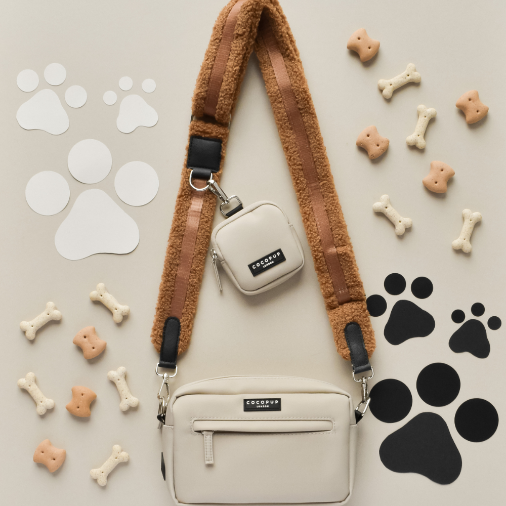 Dog Walking Bag: Teddy Paddington & Caramel