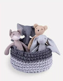 Lillabel Playtime basket showcasing adjustable size feature