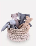 Load image into Gallery viewer, Soft cotton rope dog toy basket by Lillabel
