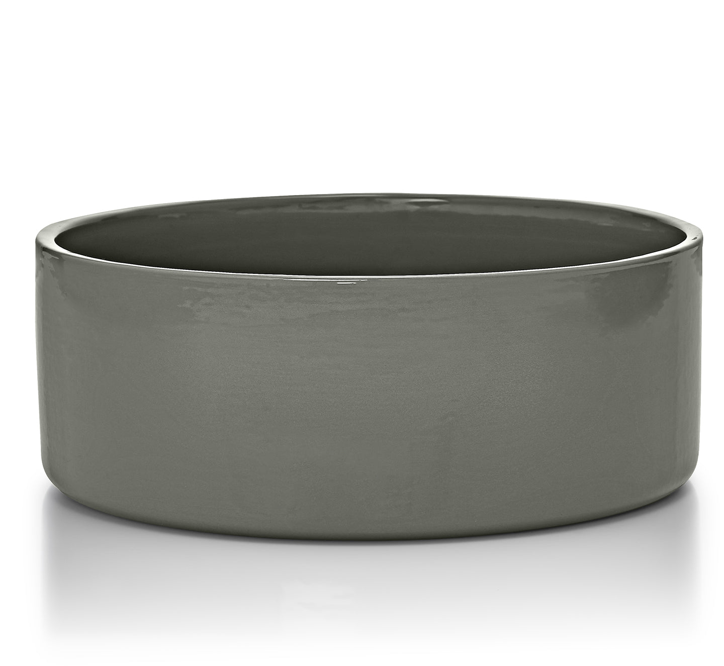SKU:: C06-025-02-ML || Grey dog bowl