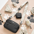 ギャラリービューアに画像を読み込む、 All-in-One Dog Walking Solution - Black Bag and Treat Pouch Set
